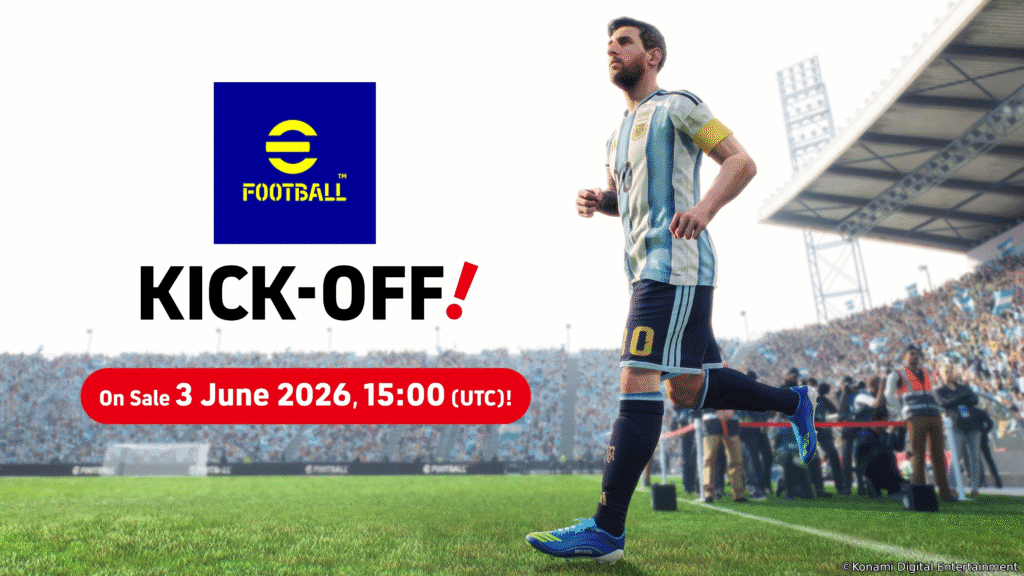eFootball™ Kick-Off! lança em 4 de junho para Nintendo Switch 2
