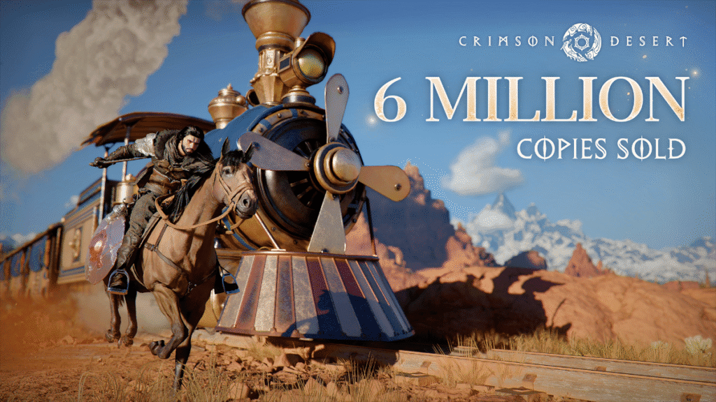 Crimson Desert ultrapassa 6 milhões de cópias vendidas em apenas 83 dias