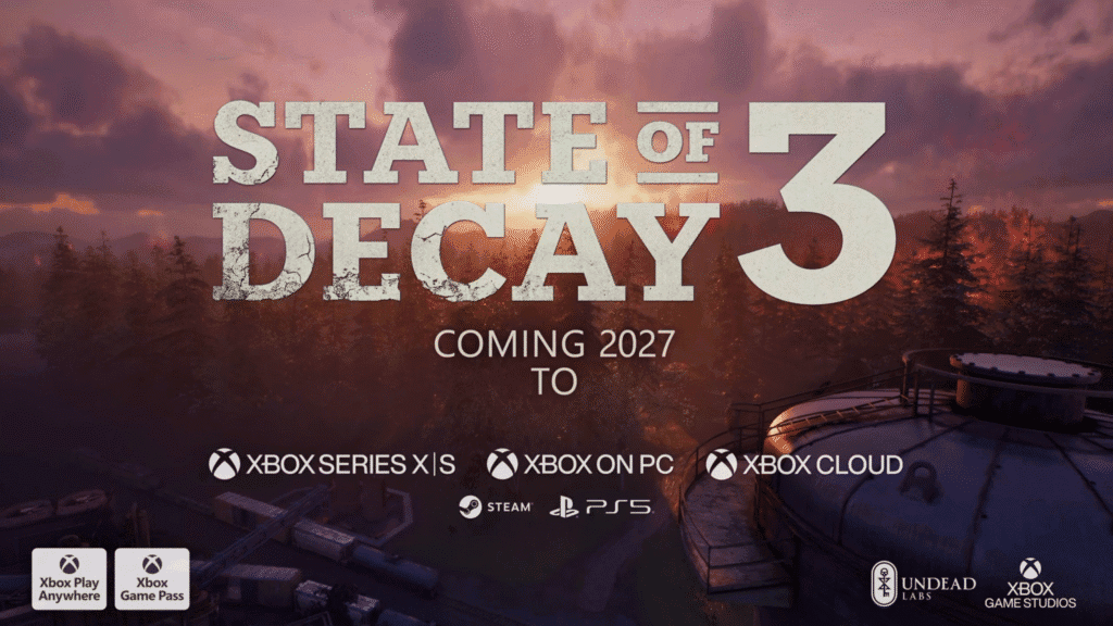 State of Decay 3 ganha novo trailer e confirma lançamento para 2027
