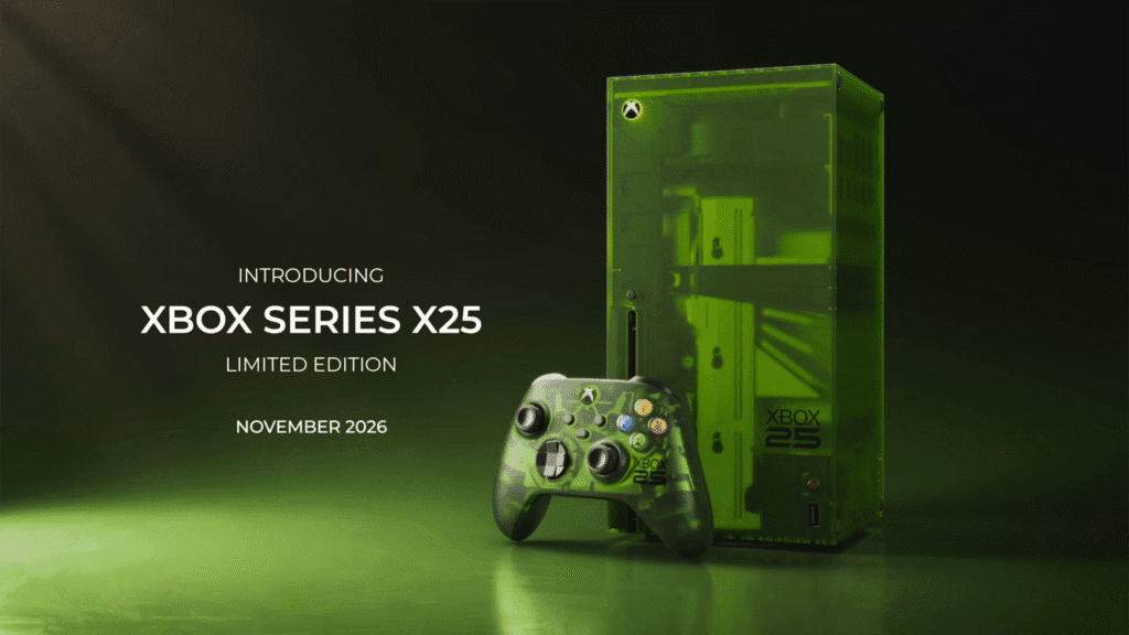 Xbox Revela Console Comemorativo X25 Xbox Series X Durante Showcase