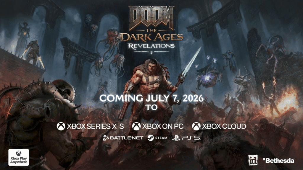DOOM: The Dark Ages Revelations Ganha Data de Lançamento