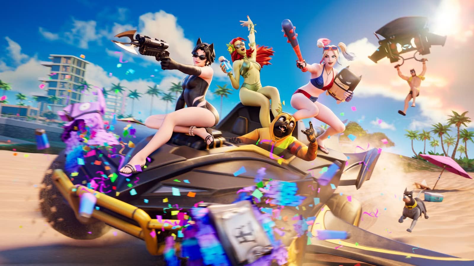 Fortnite ganha skins sensuais de Hera Venenosa e Arlequina com restrição de idade