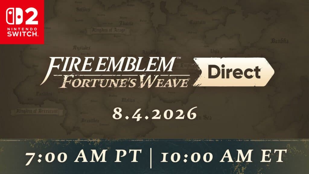 Fire Emblem: Fortune’s Weave ganha Direct exclusivo amanhã