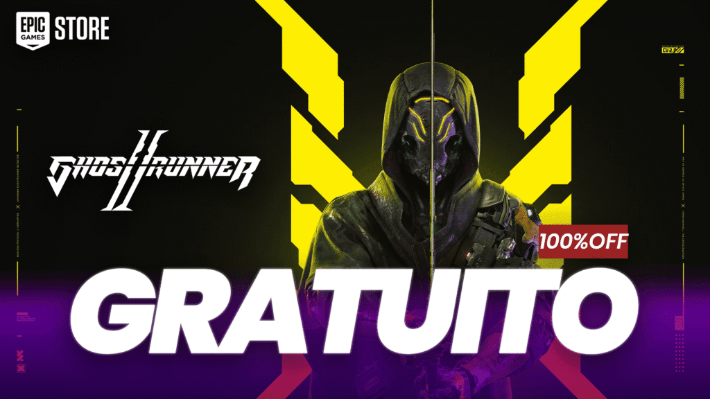 Ghostrunner 2 e outros dois jogos grátis na Epic Games Store