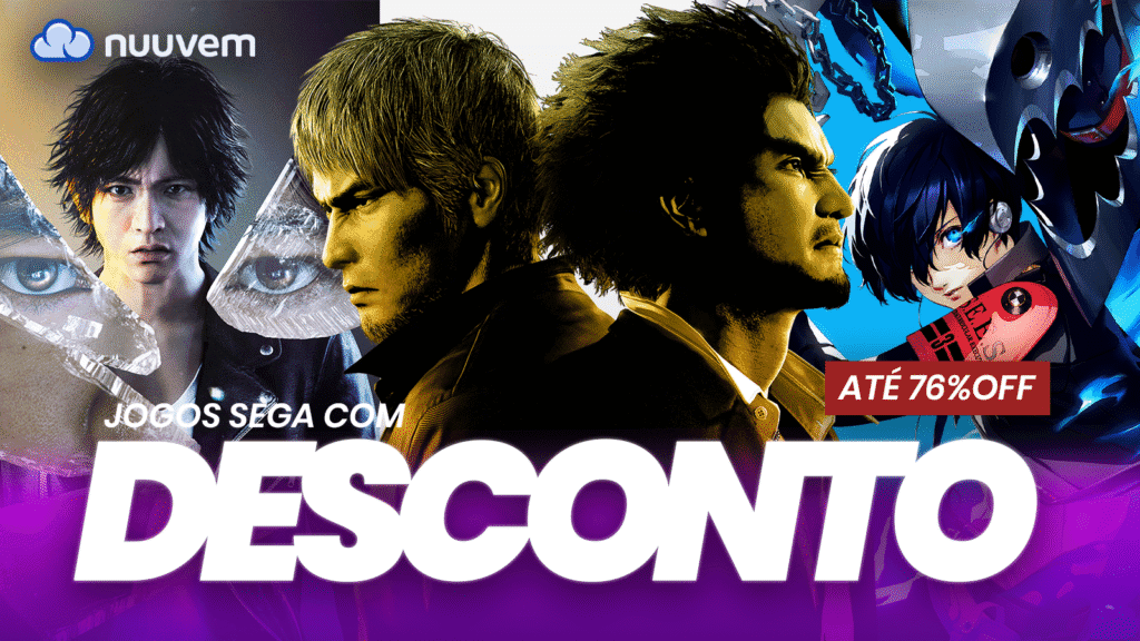 Promoção SEGA na Nuuvem com até 76% OFF