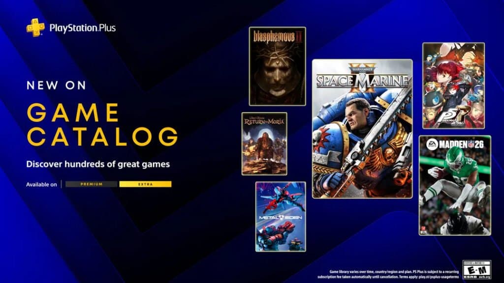 Catálogo de Jogos da PlayStation Plus de Março revelado