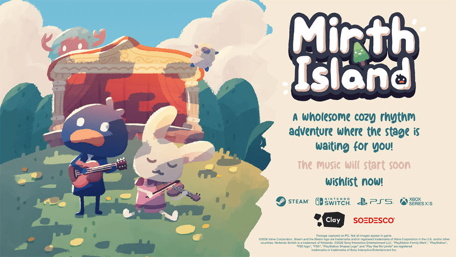 SOEDESCO Anuncia Mirth Island, Nova Aventura Relaxante de Ritmo para PC e Consoles