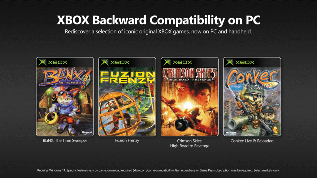 Xbox leva retrocompatibilidade ao PC com clássicos do console original