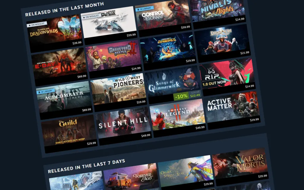 Steam transforma Calendário Pessoal em recurso oficial da loja