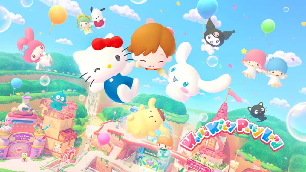 HELLO KITTY PARTY LAND chega ao Nintendo Switch e reúne mais de 145 personagens da Sanrio