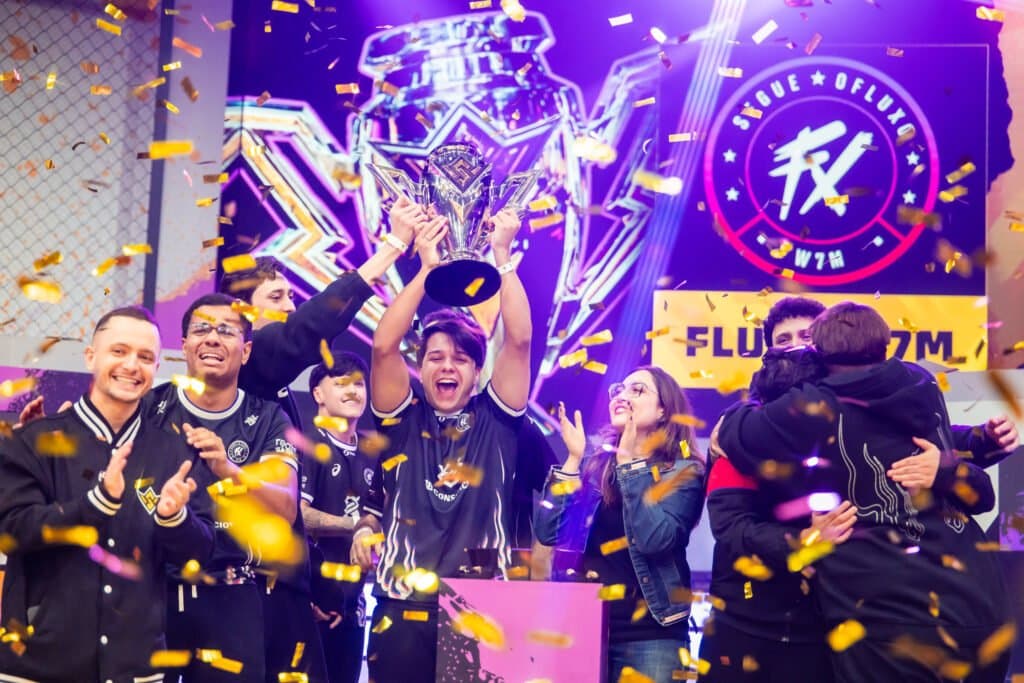 FLUXO W7M é tetracampeão brasileiro de Free Fire e vence o FFWS Brasil 2026 Split 2