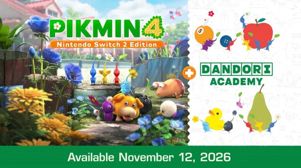 Nintendo confirma Pikmin 4 para o Nintendo Switch 2 com novo modo de jogo e lançamento em novembro