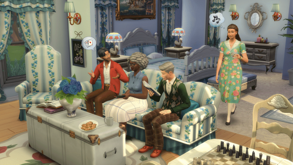 Atualização Gratuita de The Sims 4 Traz Novas Opções de Moda e Decoração para Sims Idosos