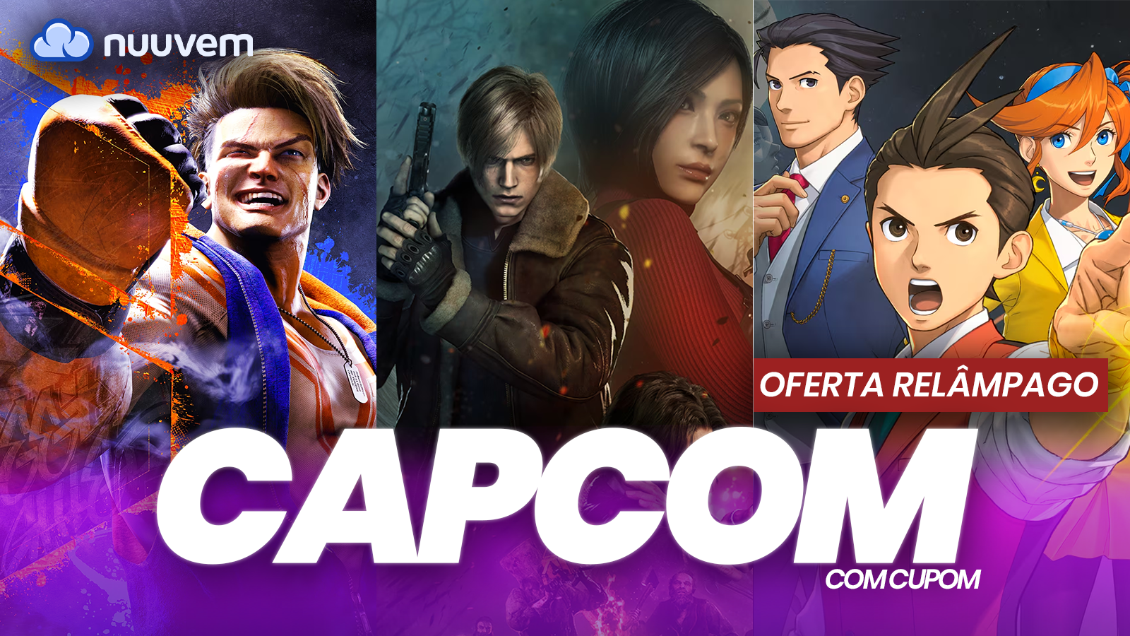 Promoção Capcom na Nuuvem – Use o cupom CAPCOM10