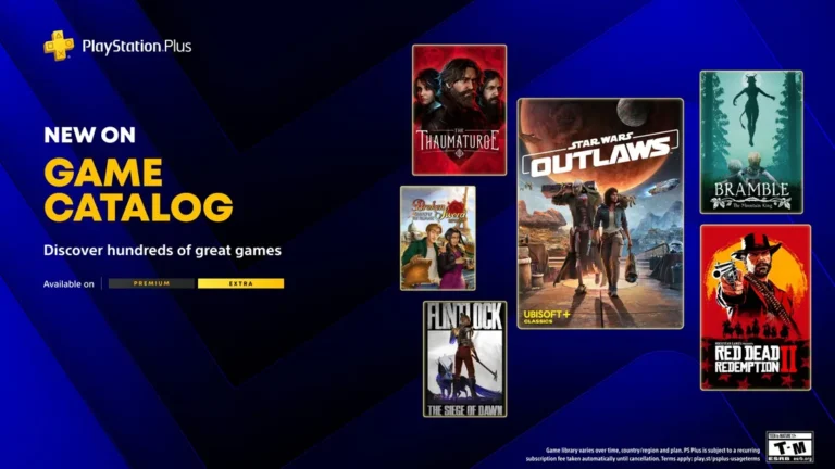 PlayStation anuncia jogos do PS Plus Extra e Premium de maio de 2026