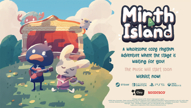 SOEDESCO Anuncia Mirth Island, Nova Aventura Relaxante de Ritmo para PC e Consoles