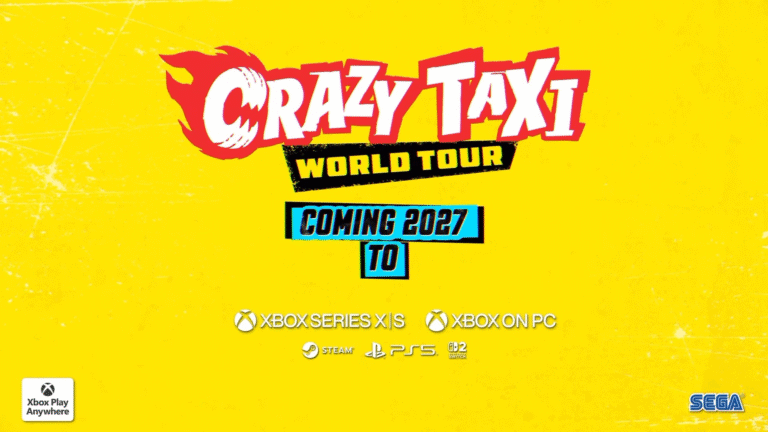 Crazy Taxi: World Tour é Revelado Oficialmente e Chega em 2027