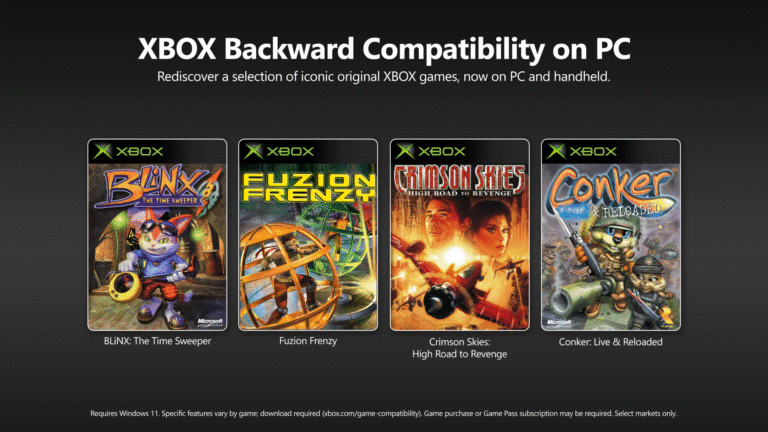 Xbox leva retrocompatibilidade ao PC com clássicos do console original