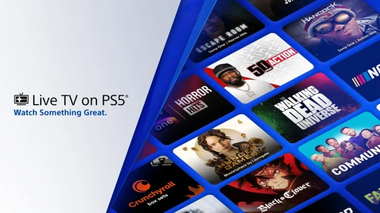 Live TV chega ao PS5 hoje — mais de 100 canais grátis (com anúncios)