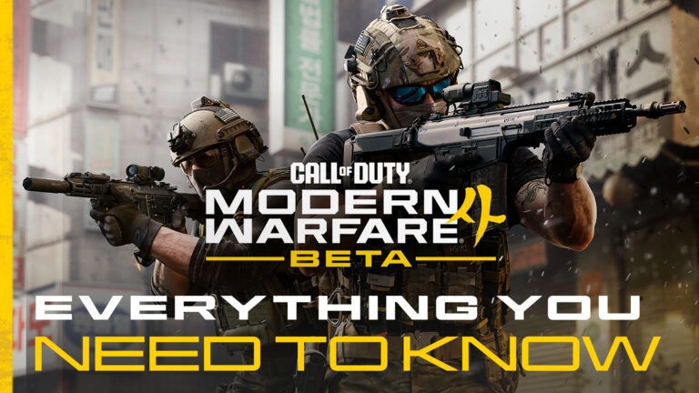 A Activision e a Infinity Ward anunciaram os detalhes do Beta de Call of Duty: Modern Warfare 4