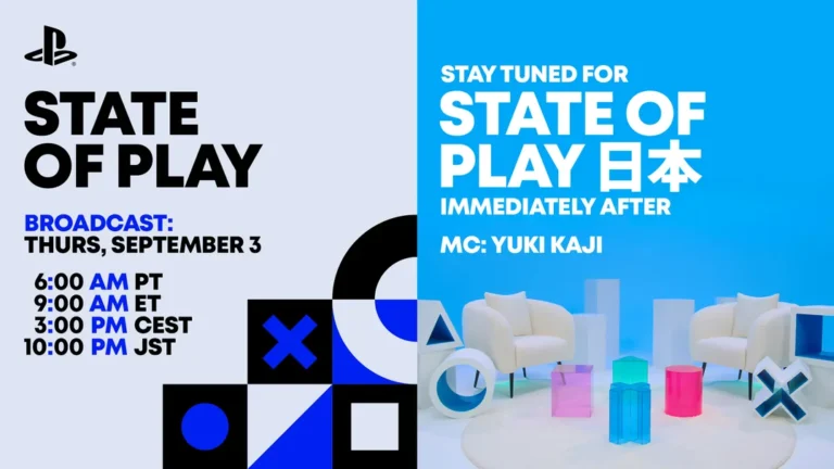 State of Play e State of Play Japan voltam nesta quinta (3/9) com transmissões seguidas