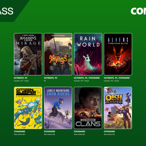 Novidades do Xbox Game Pass em Agosto: Assassin’s Creed Mirage, Rain World, MechWarrior 5 e muito mais!